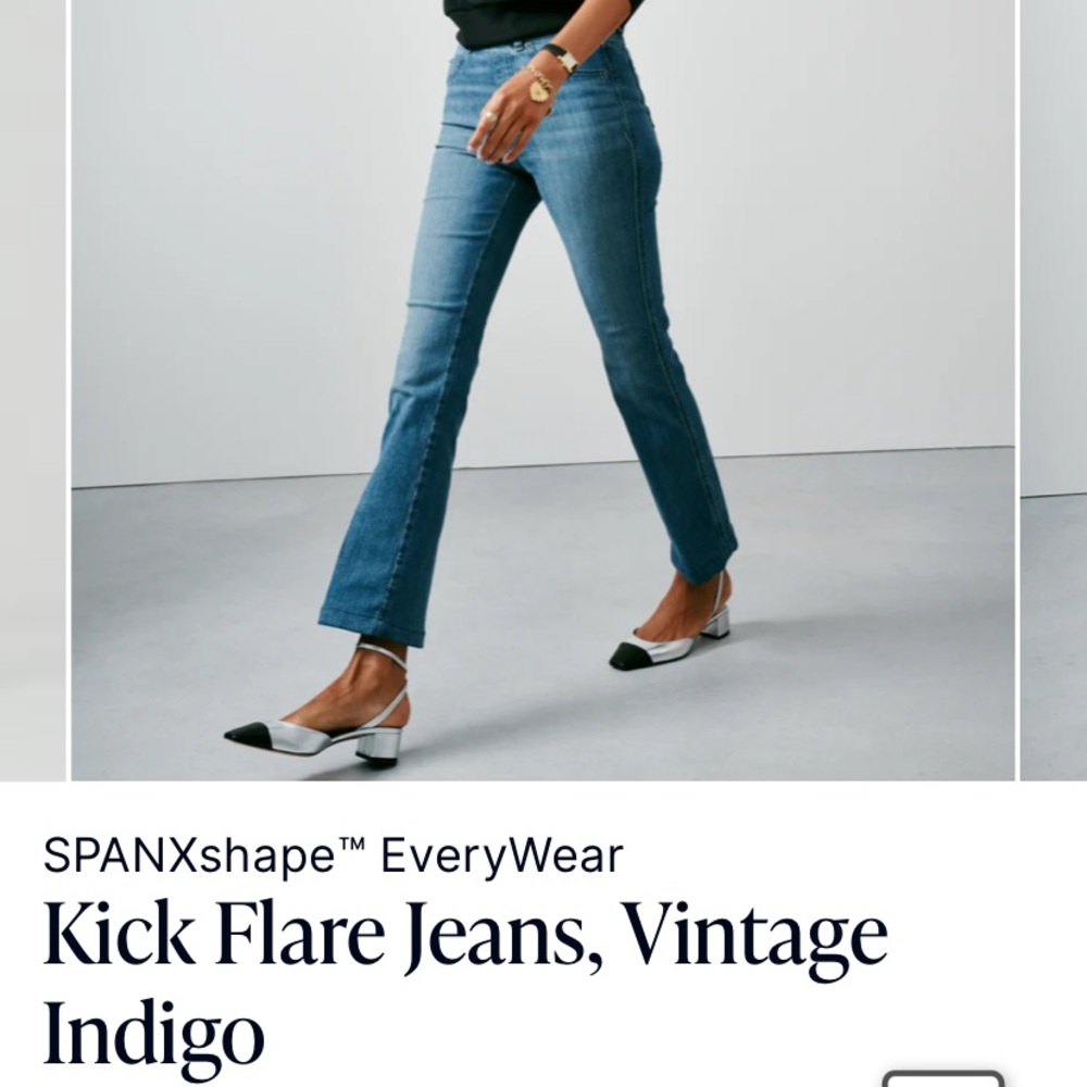SPANX Kick Flare Jeans, Vintage Indigo